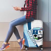 Liberia Monrovia Capital Luggage Cover African Pattern Curves Style