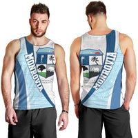Liberia Monrovia Capital Men Tank Top African Pattern Curves Style
