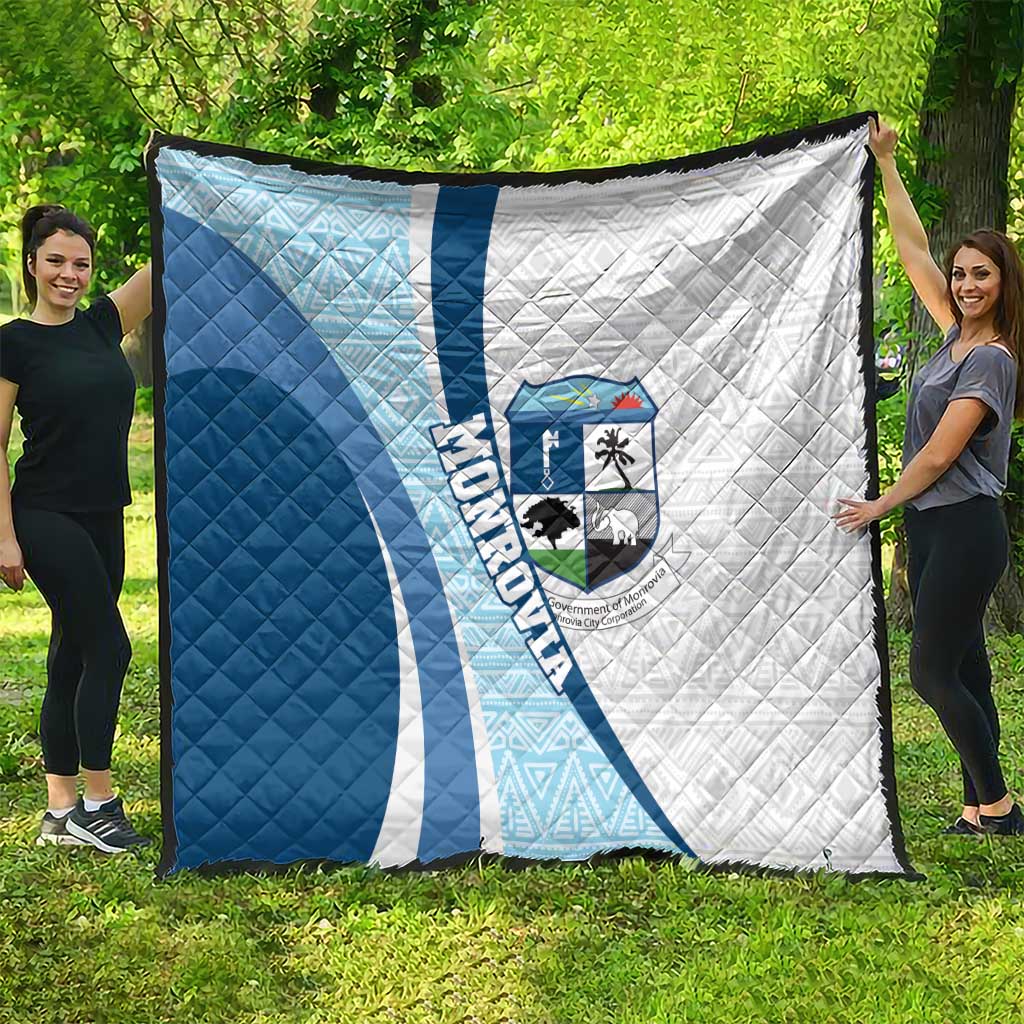 Liberia Monrovia Capital Quilt African Pattern Curves Style