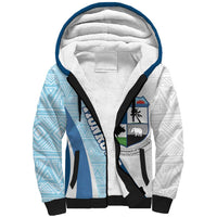 Liberia Monrovia Capital Sherpa Hoodie African Pattern Curves Style