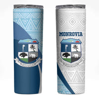 Liberia Monrovia Capital Skinny Tumbler African Pattern Curves Style