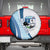Liberia Monrovia Capital Spare Tire Cover African Pattern Curves Style
