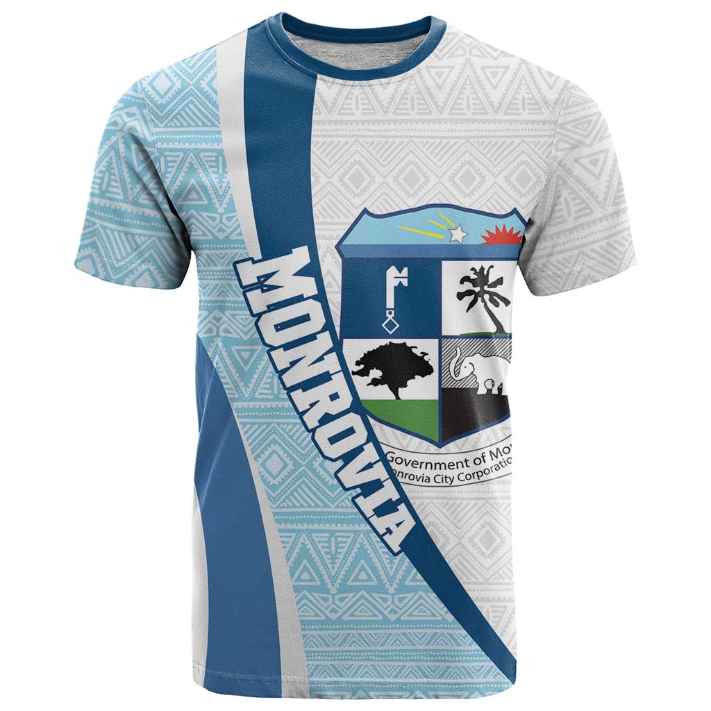 Liberia Monrovia Capital T Shirt African Pattern Curves Style