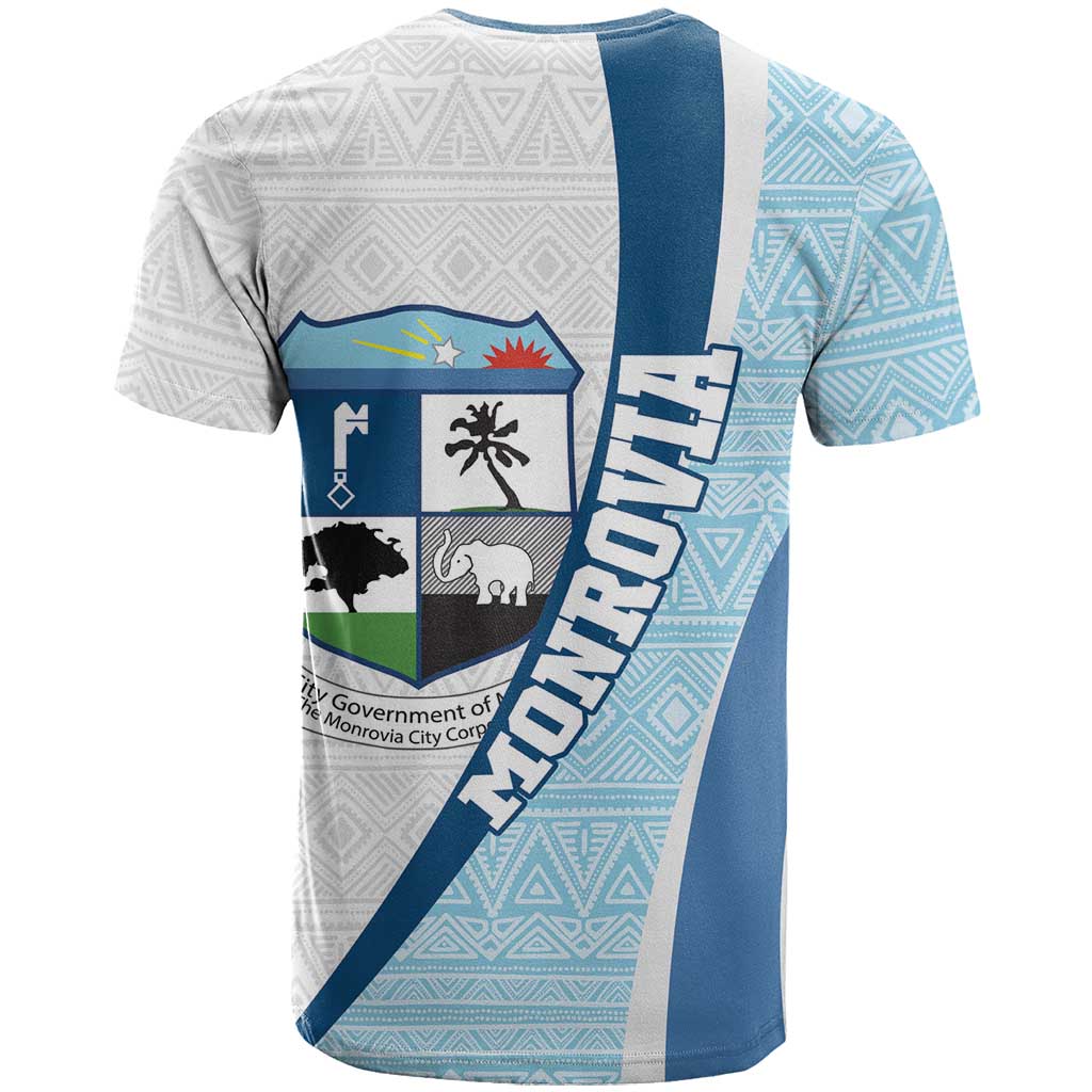 Liberia Monrovia Capital T Shirt African Pattern Curves Style