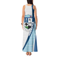 Liberia Monrovia Capital Tank Maxi Dress African Pattern Curves Style