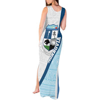 Liberia Monrovia Capital Tank Maxi Dress African Pattern Curves Style