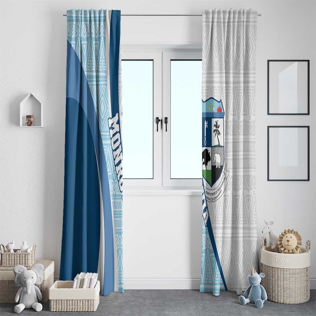 Liberia Monrovia Capital Window Curtain African Pattern Curves Style