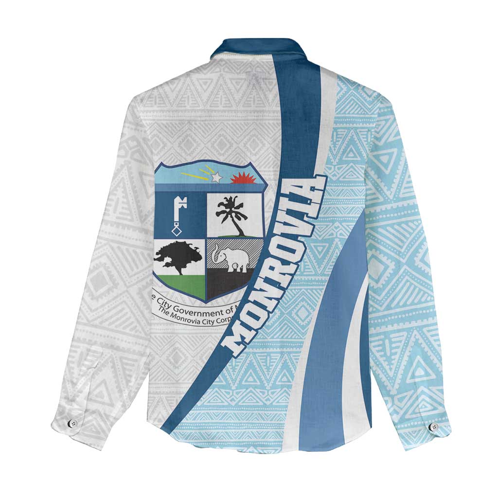 Liberia Monrovia Capital Women Casual Shirt African Pattern Curves Style