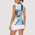 Liberia Monrovia Capital Women Sleeveless Polo Shirt African Pattern Curves Style