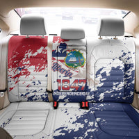 Liberia 1847 Independence Day Back Car Seat Cover Coat Of Arms Grunge Style