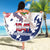 Liberia 1847 Independence Day Beach Blanket Coat Of Arms Grunge Style