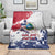 Liberia 1847 Independence Day Blanket Coat Of Arms Grunge Style