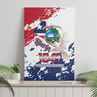 Liberia 1847 Independence Day Canvas Wall Art Coat Of Arms Grunge Style