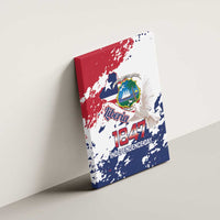 Liberia 1847 Independence Day Canvas Wall Art Coat Of Arms Grunge Style