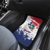 Liberia 1847 Independence Day Car Mats Coat Of Arms Grunge Style