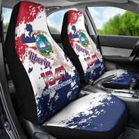 Liberia 1847 Independence Day Car Seat Cover Coat Of Arms Grunge Style