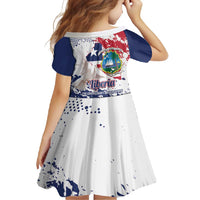 Liberia 1847 Independence Day Family Matching Off Shoulder Maxi Dress and Hawaiian Shirt Coat Of Arms Grunge Style