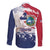 Liberia 1847 Independence Day Family Matching Off Shoulder Short Dress and Hawaiian Shirt Coat Of Arms Grunge Style