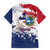 Liberia 1847 Independence Day Family Matching Short Sleeve Bodycon Dress and Hawaiian Shirt Coat Of Arms Grunge Style