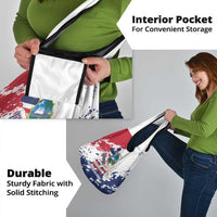 Liberia 1847 Independence Day Grocery Bag Coat Of Arms Grunge Style