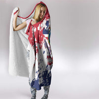 Liberia 1847 Independence Day Hooded Blanket Coat Of Arms Grunge Style