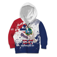 Liberia 1847 Independence Day Kid Hoodie Coat Of Arms Grunge Style