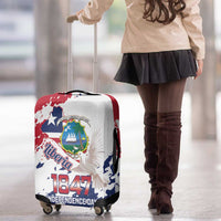 Liberia 1847 Independence Day Luggage Cover Coat Of Arms Grunge Style