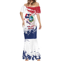 Liberia 1847 Independence Day Mermaid Dress Coat Of Arms Grunge Style