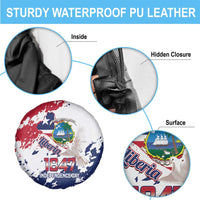 Liberia 1847 Independence Day Spare Tire Cover Coat Of Arms Grunge Style