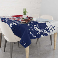 Liberia 1847 Independence Day Tablecloth Coat Of Arms Grunge Style