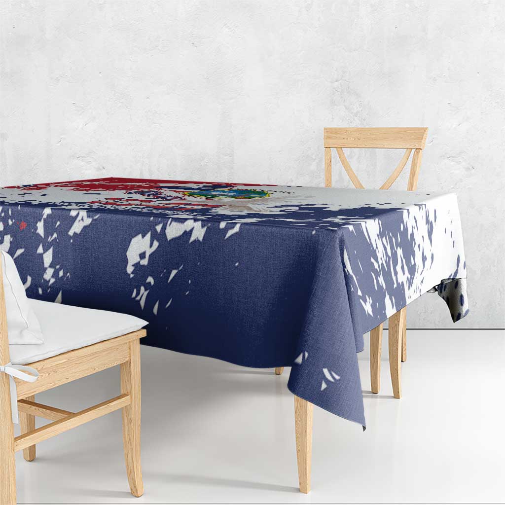 Liberia 1847 Independence Day Tablecloth Coat Of Arms Grunge Style