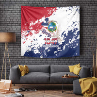 Liberia 1847 Independence Day Tapestry Coat Of Arms Grunge Style