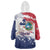 Liberia 1847 Independence Day Wearable Blanket Hoodie Coat Of Arms Grunge Style