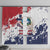 Liberia 1847 Independence Day Window Curtain Coat Of Arms Grunge Style