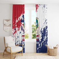 Liberia 1847 Independence Day Window Curtain Coat Of Arms Grunge Style