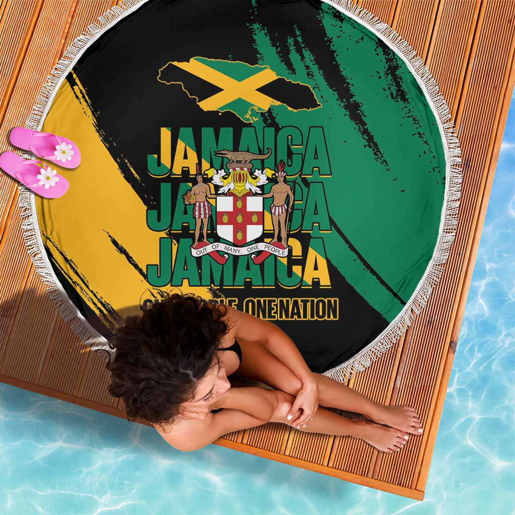Jamaica Independence Day Beach Blanket One People One Nation