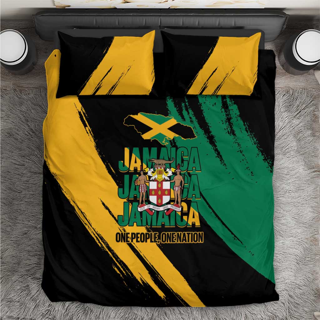 Jamaica Independence Day Bedding Set One People One Nation