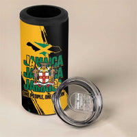 Jamaica Independence Day 4 in 1 Can Cooler Tumbler One People One Nation