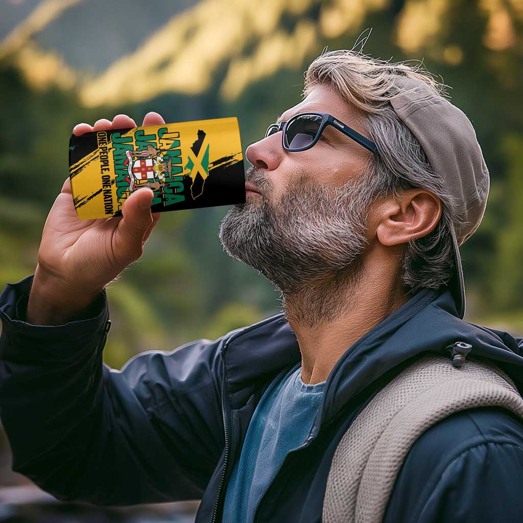 Jamaica Independence Day 4 in 1 Can Cooler Tumbler One People One Nation