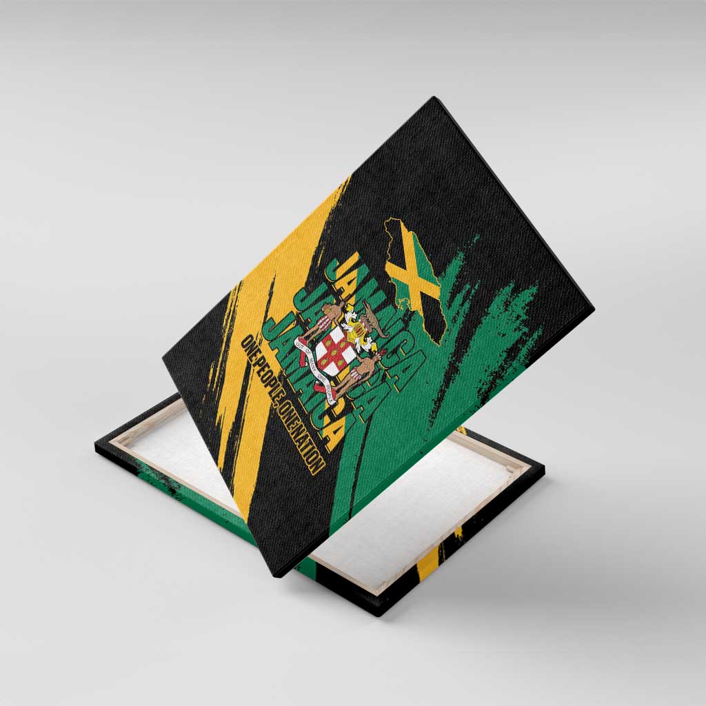Jamaica Independence Day Canvas Wall Art One People One Nation
