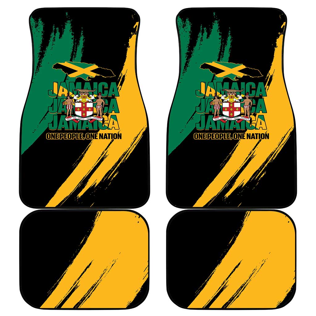 Jamaica Independence Day Car Mats One People One Nation
