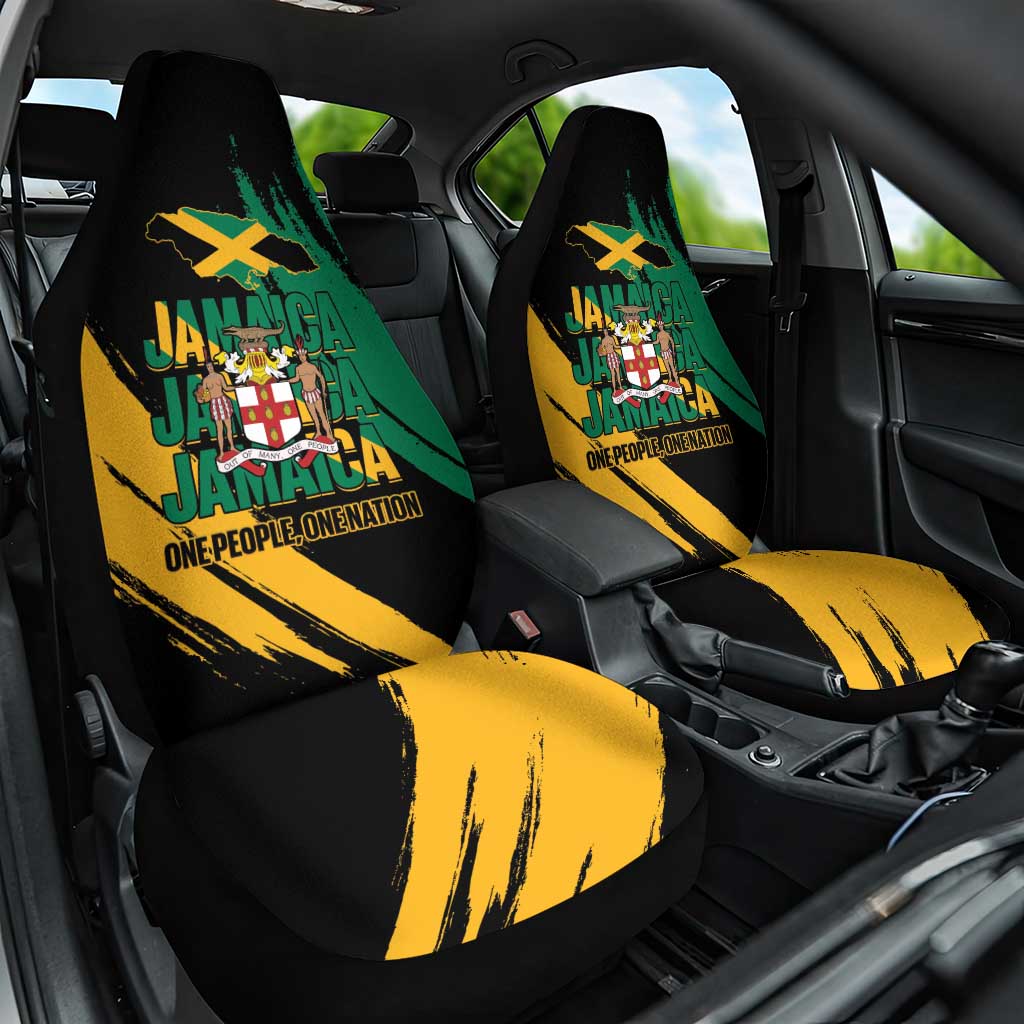 Jamaica Independence Day Car Seat Cover One People One Nation