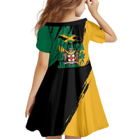 Jamaica Independence Day Family Matching Puletasi and Hawaiian Shirt One People One Nation