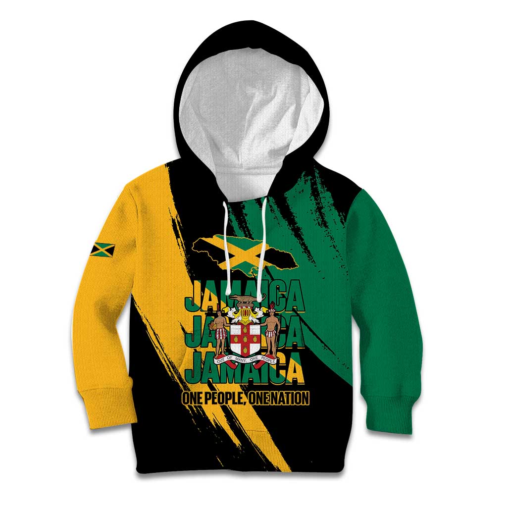Jamaica Independence Day Kid Hoodie One People One Nation