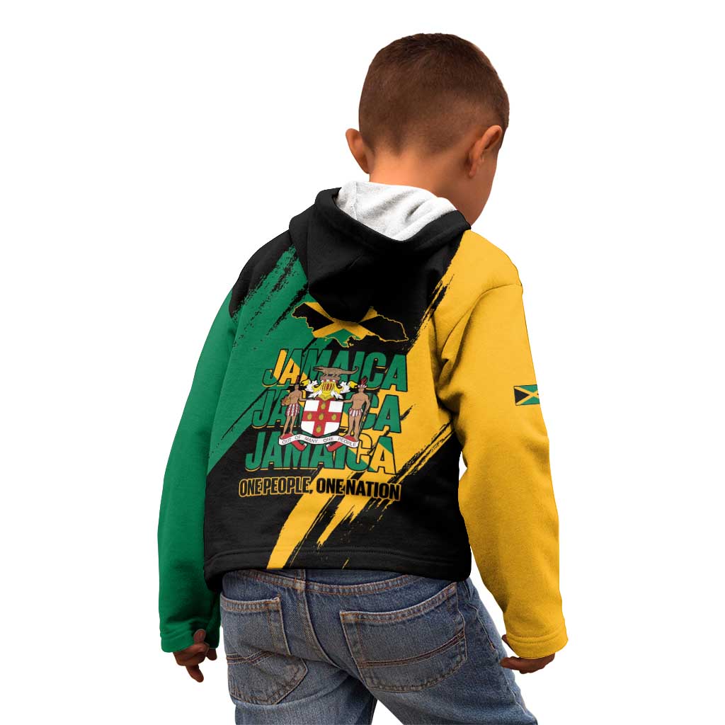 Jamaica Independence Day Kid Hoodie One People One Nation