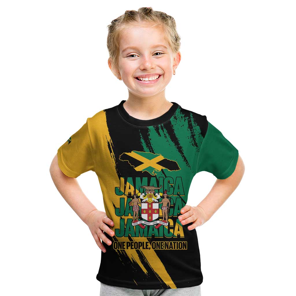 Jamaica Independence Day Kid T Shirt One People One Nation