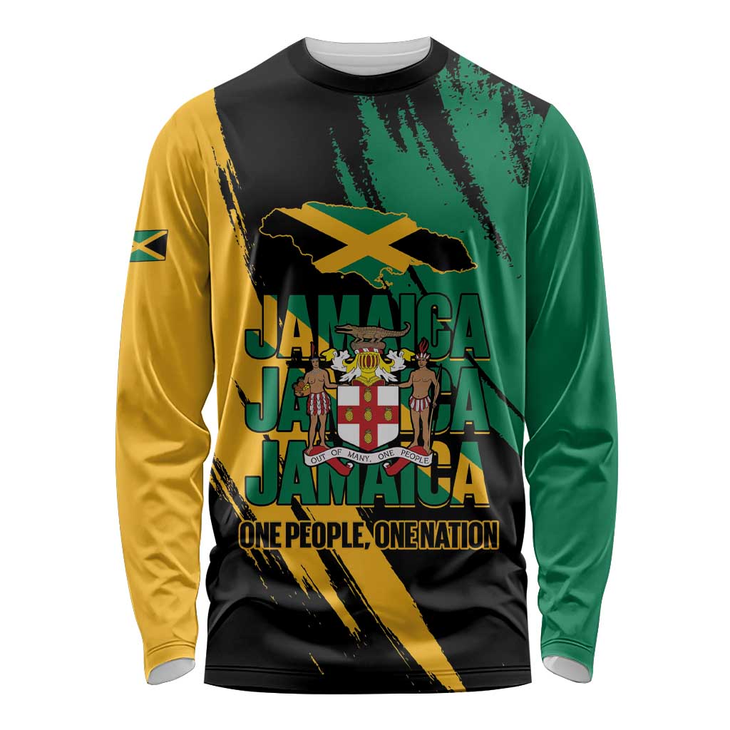 Jamaica Independence Day Long Sleeve Shirt One People One Nation