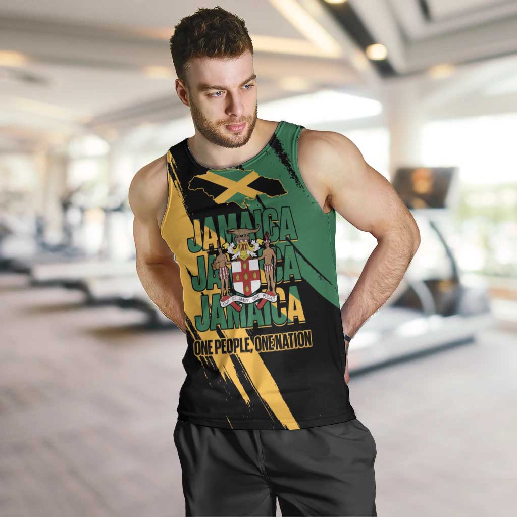 Jamaica Independence Day Men Tank Top One People One Nation