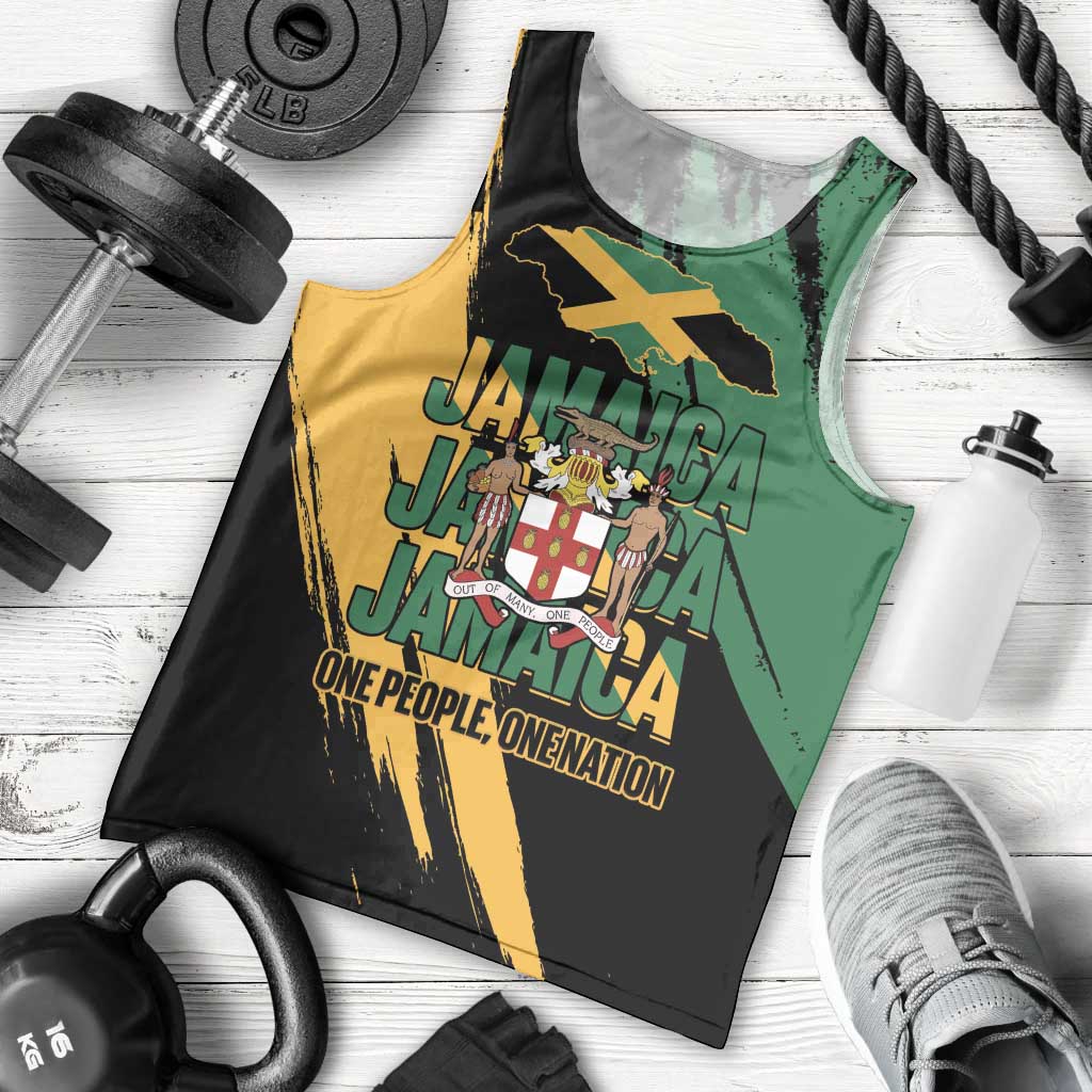 Jamaica Independence Day Men Tank Top One People One Nation