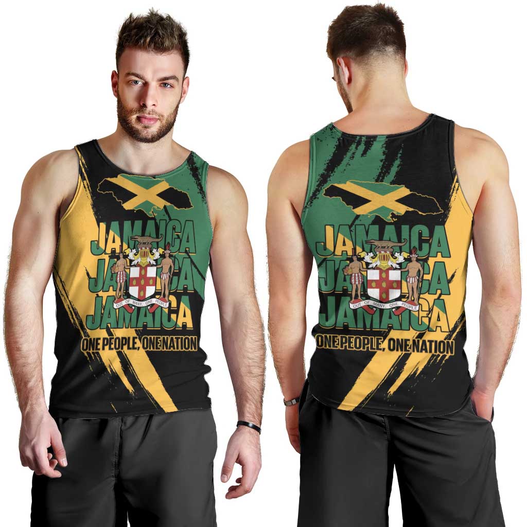 Jamaica Independence Day Men Tank Top One People One Nation